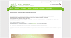 Desktop Screenshot of bunz-tiernahrung.de