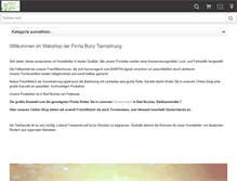 Tablet Screenshot of bunz-tiernahrung.de